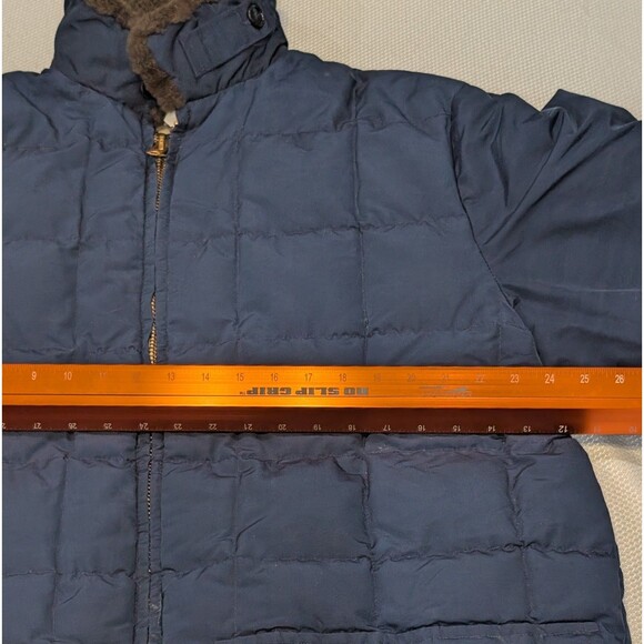 Vintage Eddie Bauer Down Blizzard Proof Jacket Coat Parka Men's Fur Collar XL - Picture 10 of 12